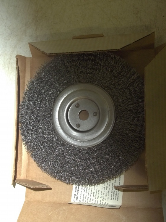 lot 161 image: 8 Inch wire wheel brush