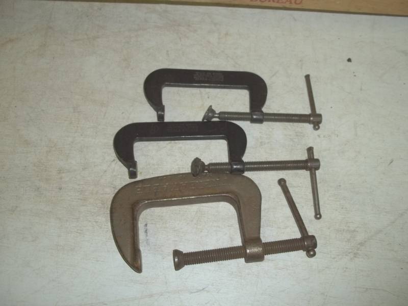 lot 188 image: 3 C-clamps