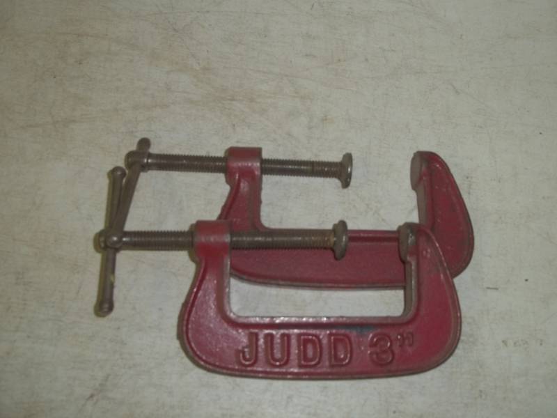 lot 189 image: Pair of 3 inch C-clamps