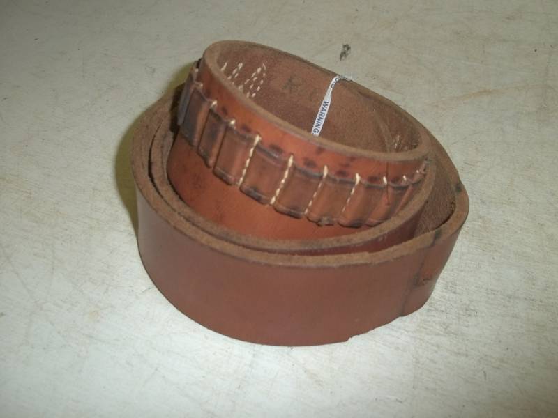 lot 227 image: Leather ammunition belt