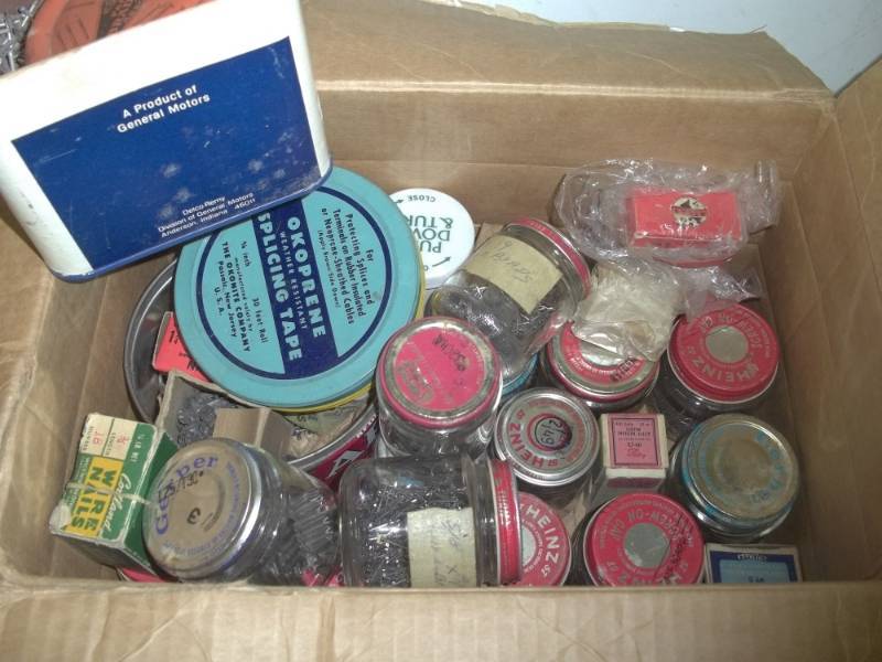 lot 295 image: Large assortment of small nails