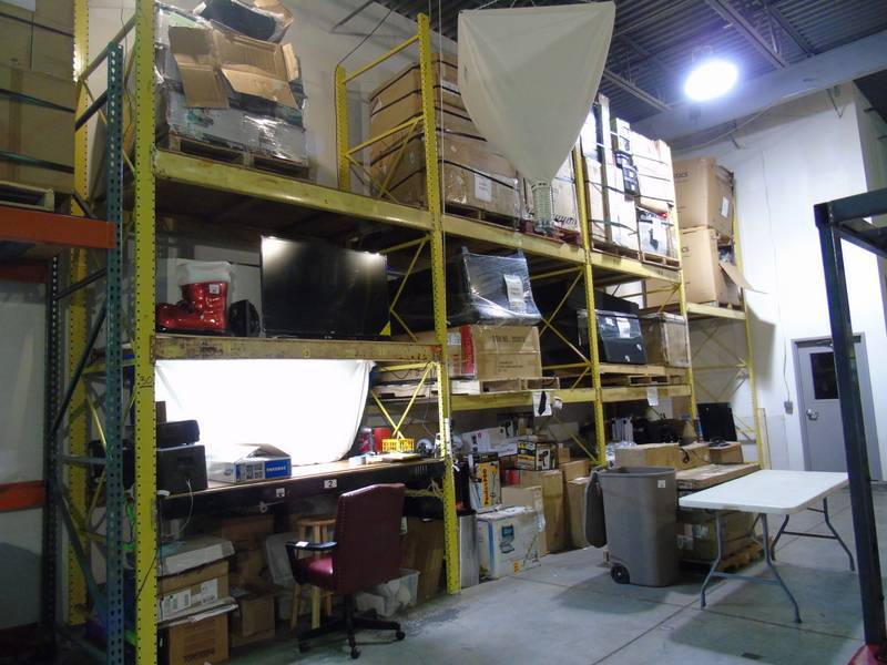 lot 30 image: Yellow Pallet Racking