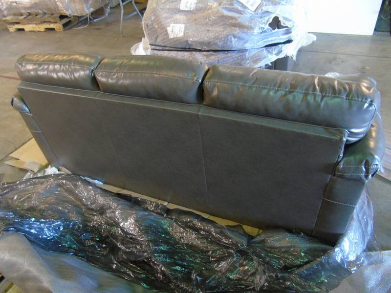 lot 35 image: Ashley Bastrop Sofa - Gray