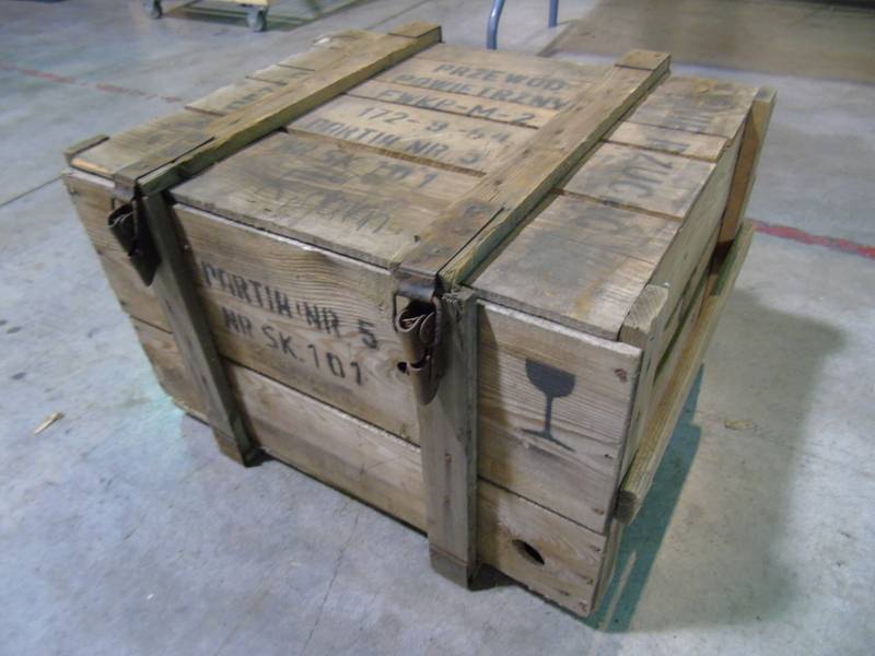 lot 97 image: Parts for Polish Military Issue Hand-crank Bunker Ventilation System