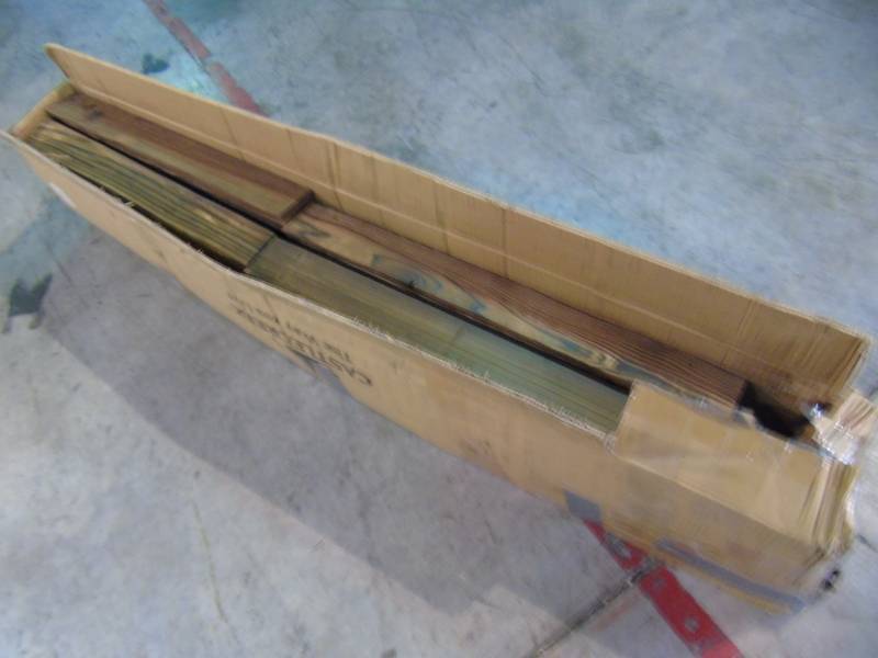 lot 102 image: Wooden Garden Bridge