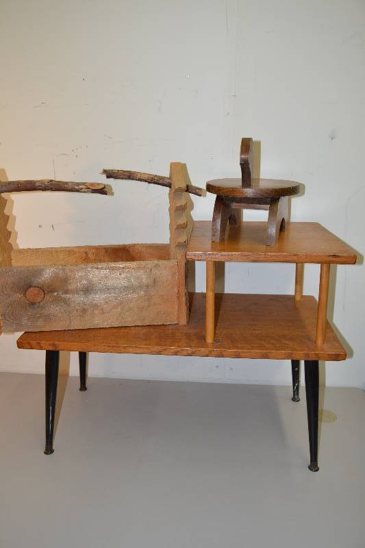 End Table, Foot Stool, Planter box