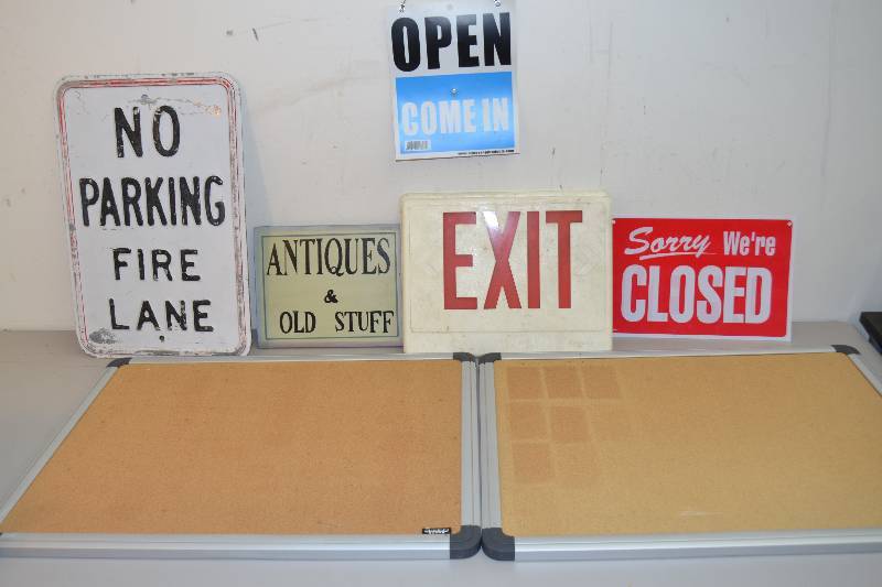 Cork Board Signs