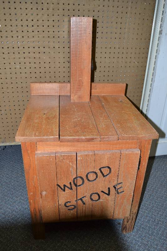 Wood Stove End Table