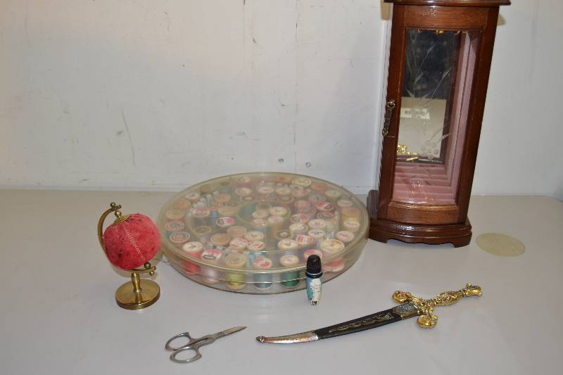 Jewelry Box and Sewing.