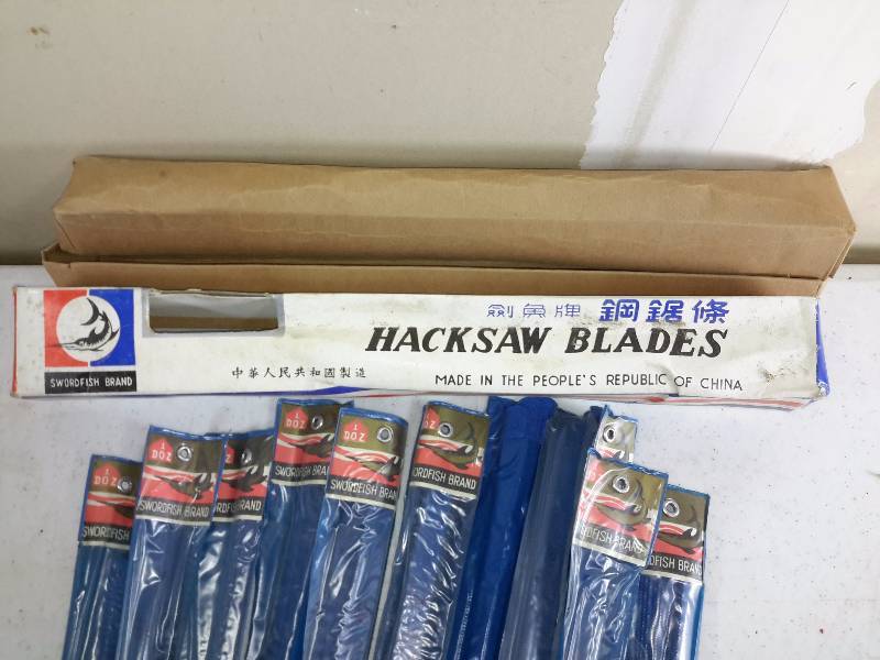 lot 27 image: Large lot of Hack Saw Blades