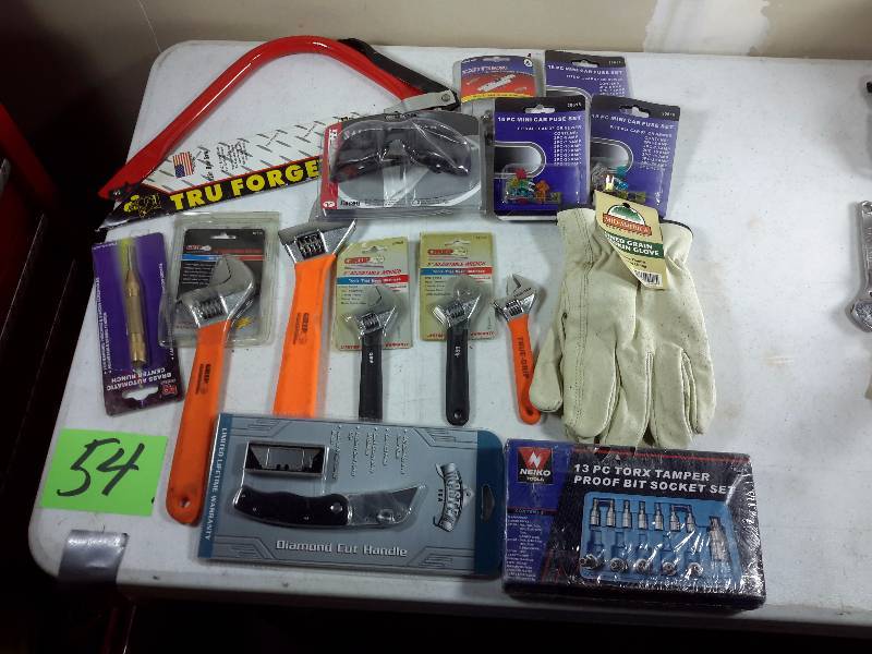 lot 54 image: Misc. Tools as pictured. .See closeups