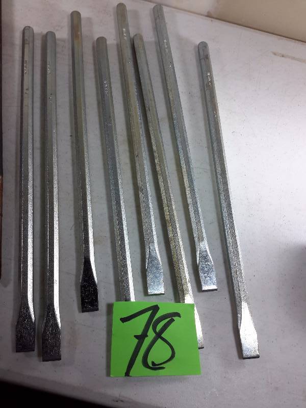 lot 78 image: Herbrand, Screwdriver end, pry bars. .Polished steel