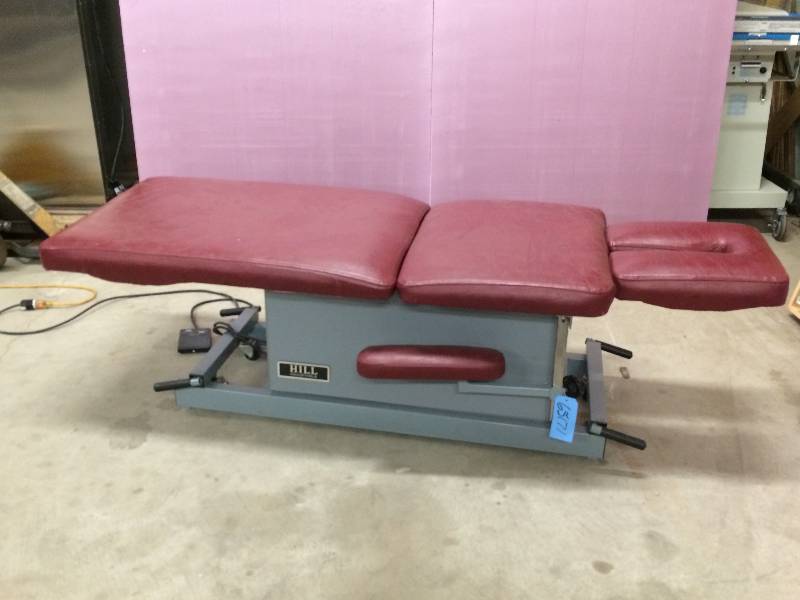 BIG WOW Retails Used $1000 Hill Laboratories Hill Adjustable Hi  Low Treatment Chiropractic Table - Excellent Condition