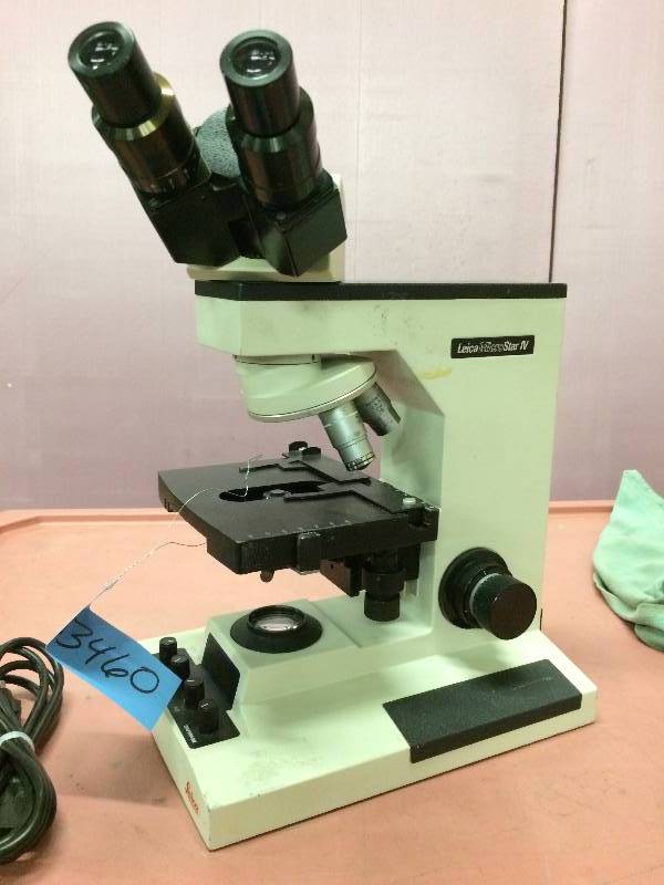WOW Retails Used $700 Leica Microstar IV Model 410 Microscope - White - Excellent Condition