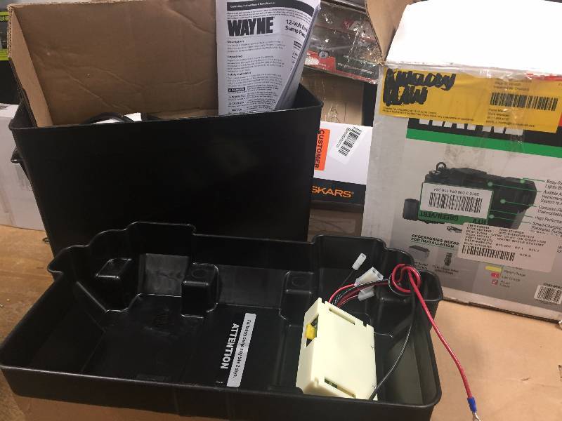 lot 46 image: Wayne 13 HP - 12-Volt Battery Backup Sump Pump System