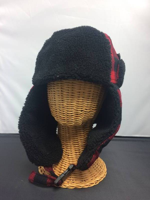 Trapper Hat Red Plaid