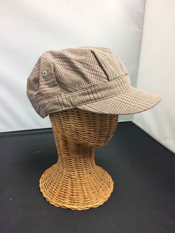 Fashionable Womens Winter Hat, greens, reds, plaid