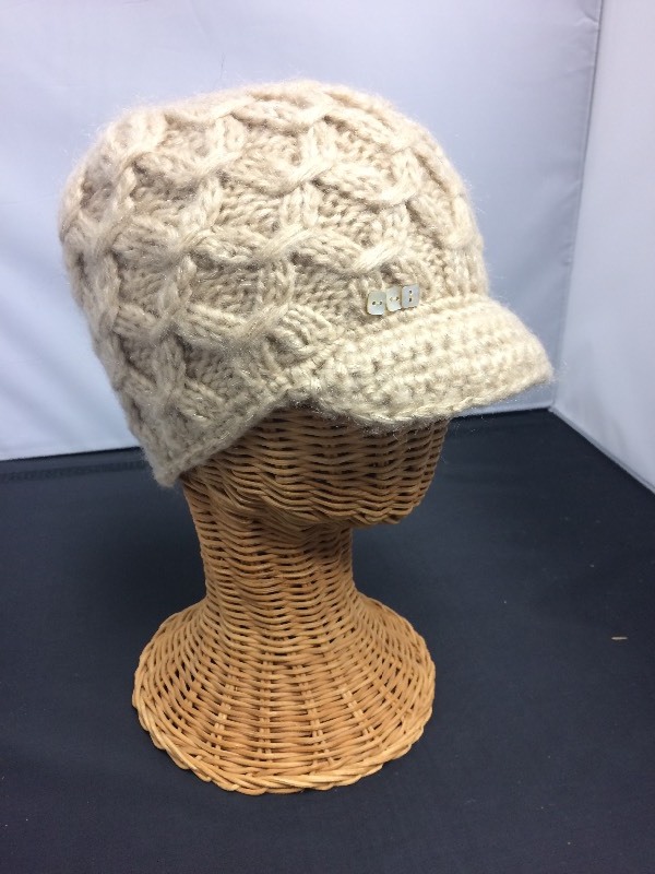 Knit Womens Fashionable Winter Hat w thick lining