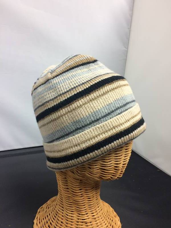 Striped Skull Hat w thick lining