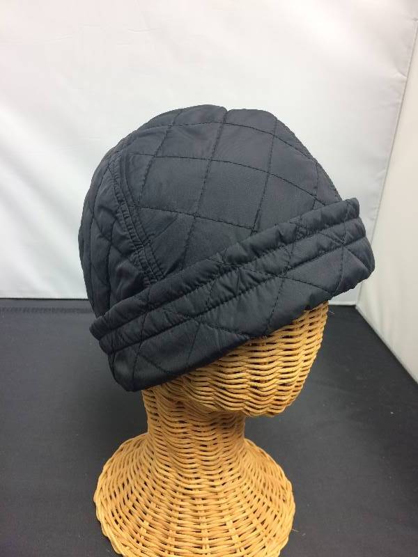 Winter Hat Beanie-style, vinyl black