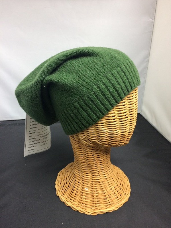 Slouch Beanie Winter Hat, green