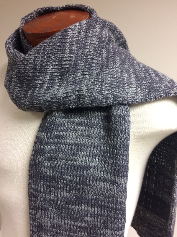Winter Scarf, dusted grey