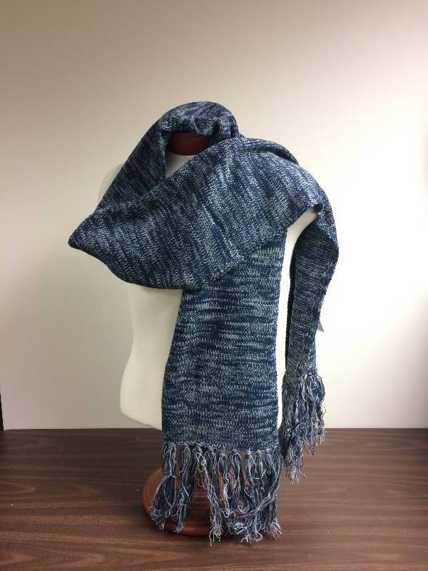 Fashionable Winter Scarf, extra long w fringe