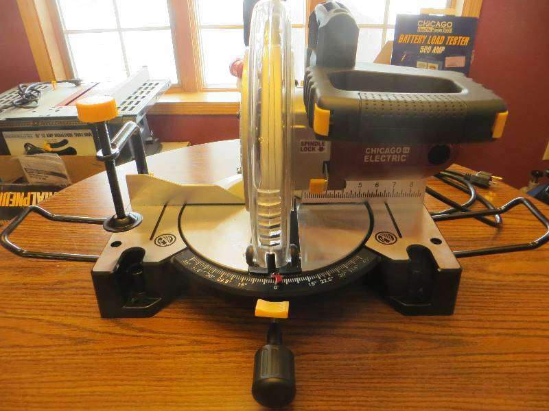 10 Compound Miter Saw with Laser Guide (Chicago Electric)