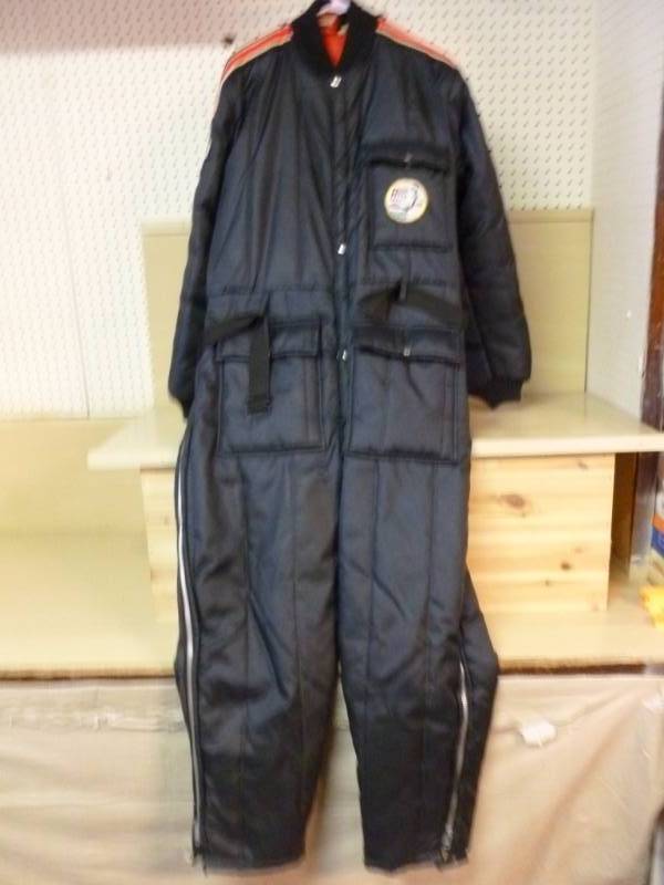 lot 21 image: Vintage Snowmobile Suit