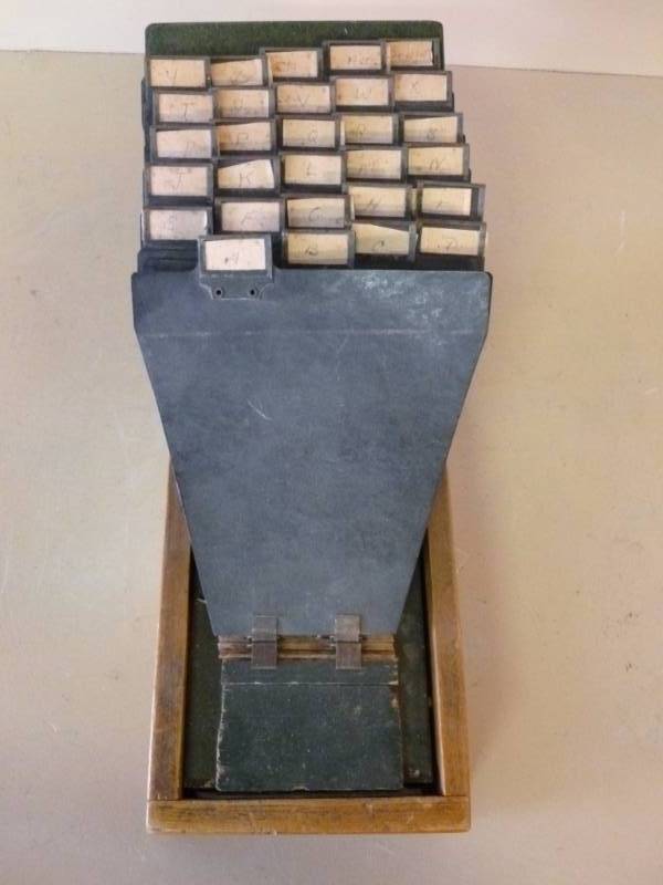 lot 73 image: Vintage Receipt Organizer