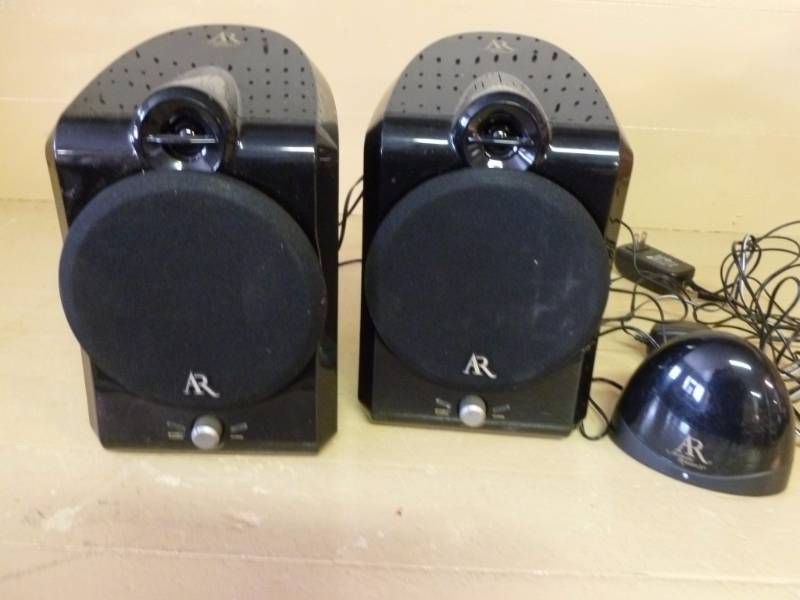lot 156 image: Acoustic Research Speakers