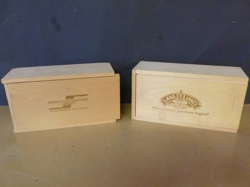 lot 173 image: Wooden Boxes