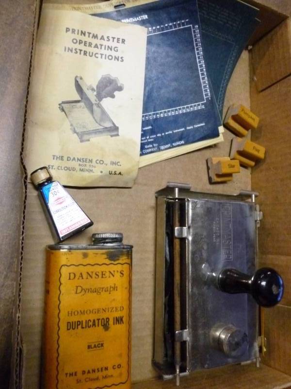 lot 209 image: Vintage Printmaster