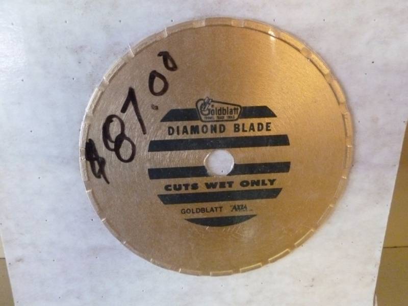 lot 241 image: New Diamond Tile Blade