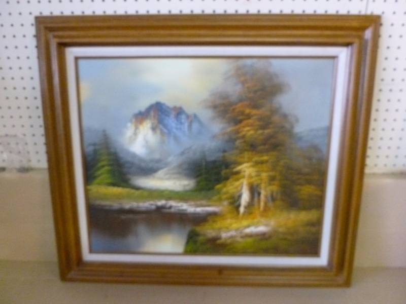 lot 245 image: Oil On Canvas