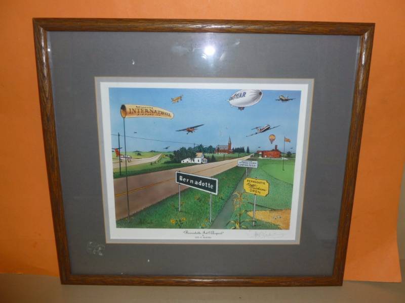 lot 394 image: Les Kouba Print