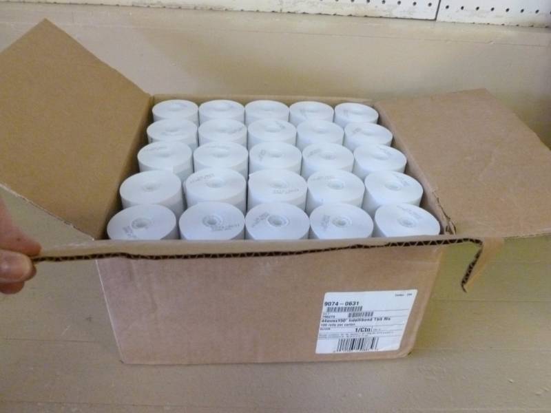 lot 408 image: Cash Register Paper