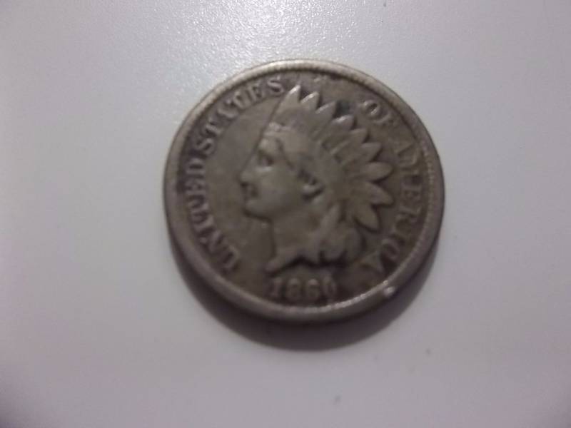 1860 Indian Head Bronze Cent