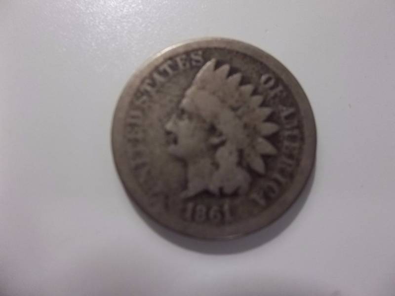 1861 Indian Head Bronze Cent