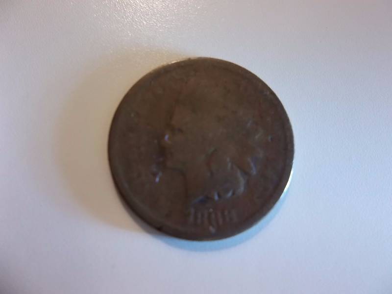 1868 Indian Head Cent Higher Value Date (Grey Sheets Value $35.00)