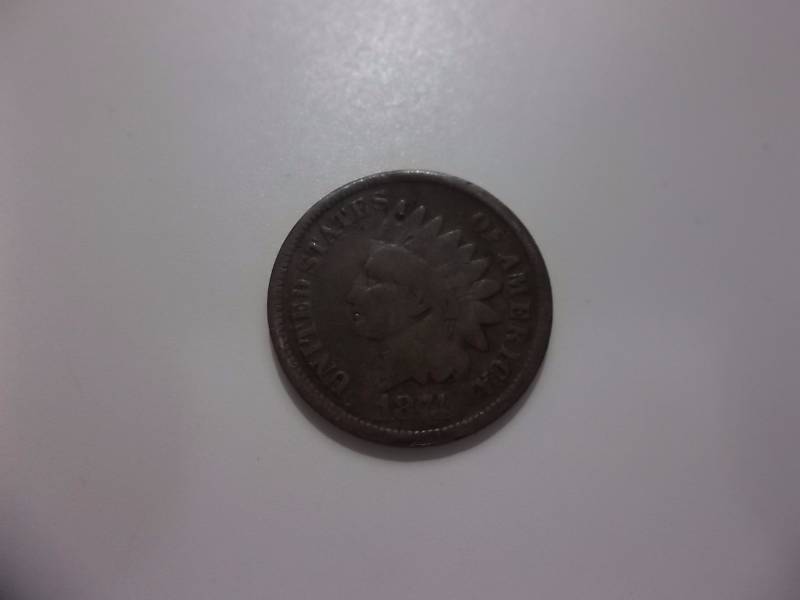 1874 Indian Head  Cent Rare