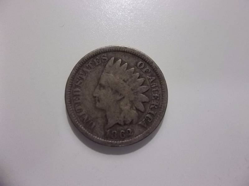 1862 Indian Head Bronze Cent
