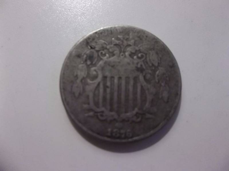 1876 Shield Nickel Rare Date Better Grade ($50-$90)