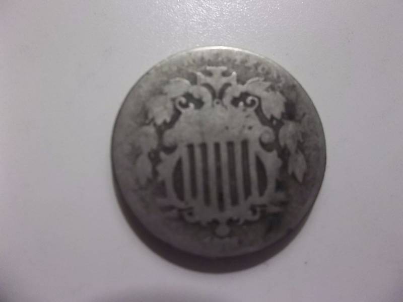 1872 Shield Nickel Rare Date