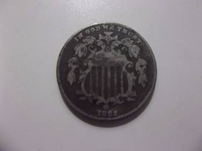 1882 Shield Nickel