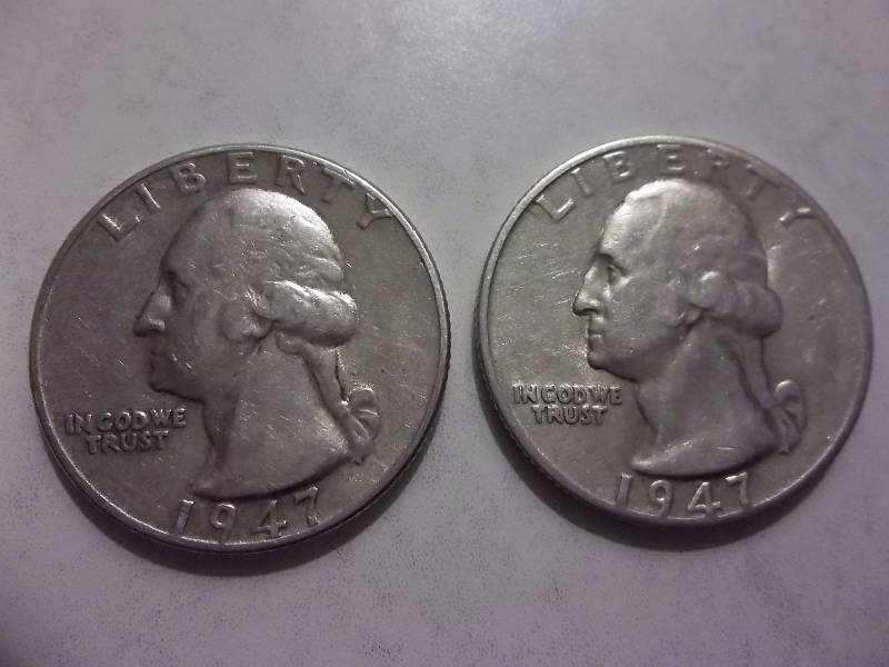 1947, 1947 D Washington Quarters Very High Grades