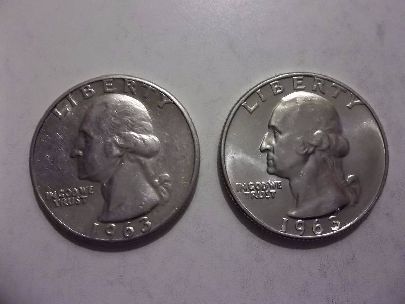 1963 D, 1963 Washington Quarters Unc