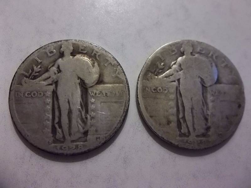 1928, 1928 S Standing Liberty Quarters