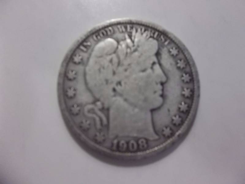 1908 Barber Half Dollar Better Grade