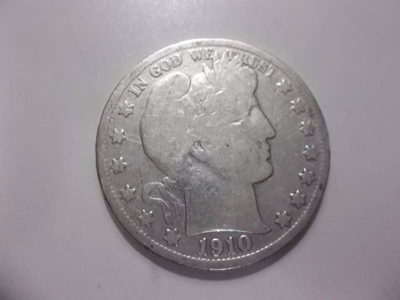 1910 S Barber Half Dollar
